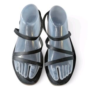 Madewell Black Strappy Sandals